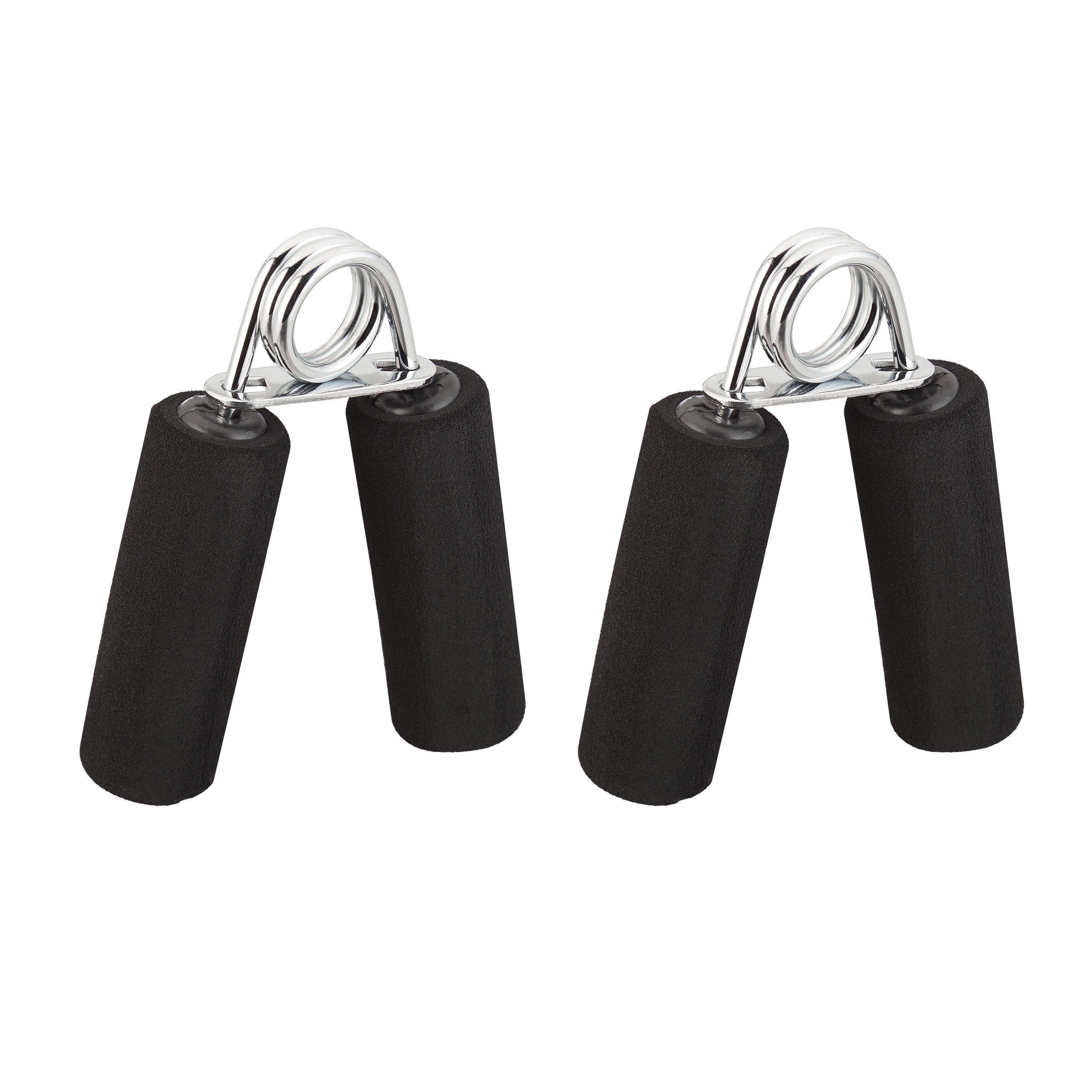 relaxdays Handmuskeltrainer Fingertrainer 2er Set (2-St), schwarz