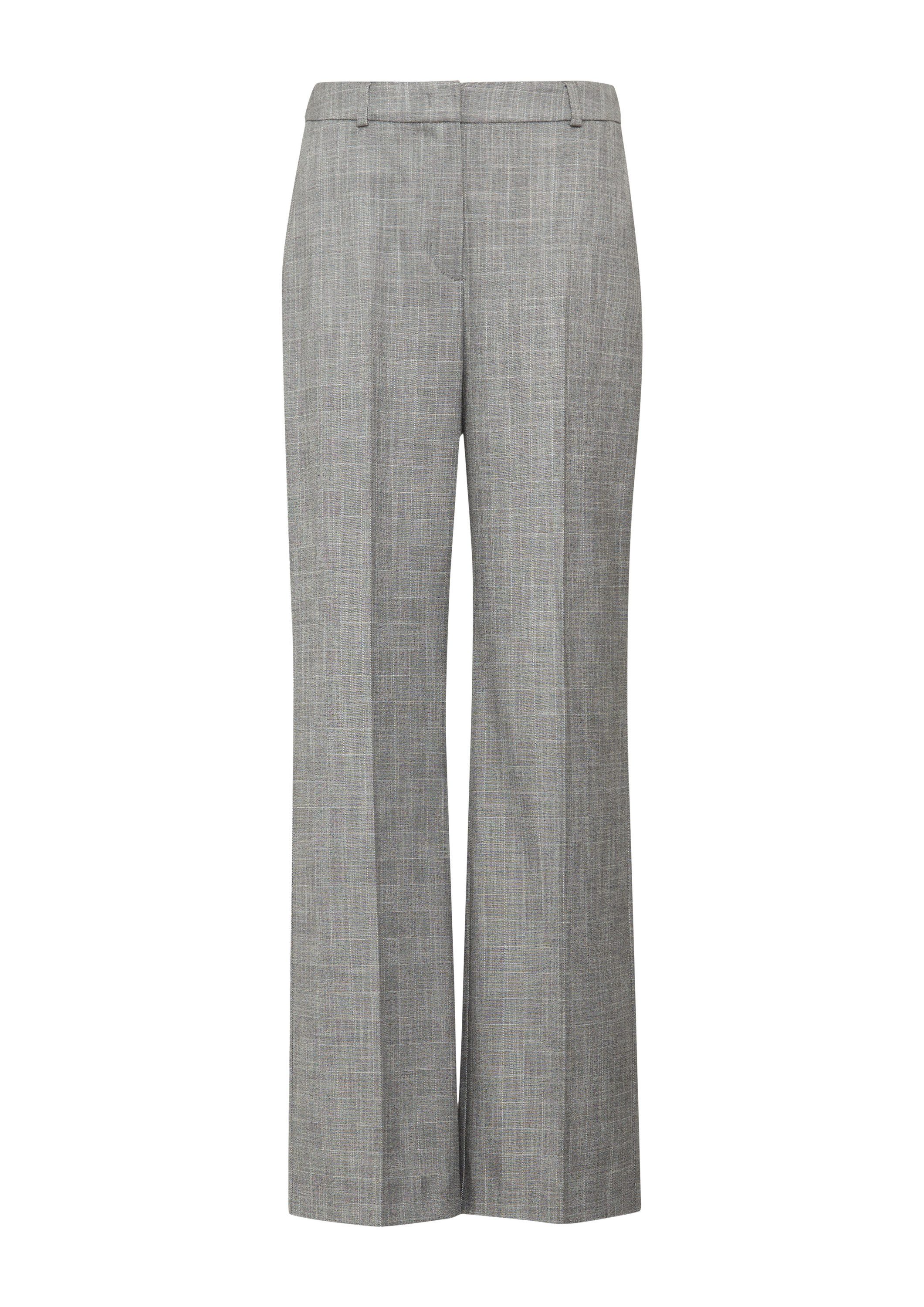 comma Chinos Hose Gemusterte Hose mit günstig online kaufen