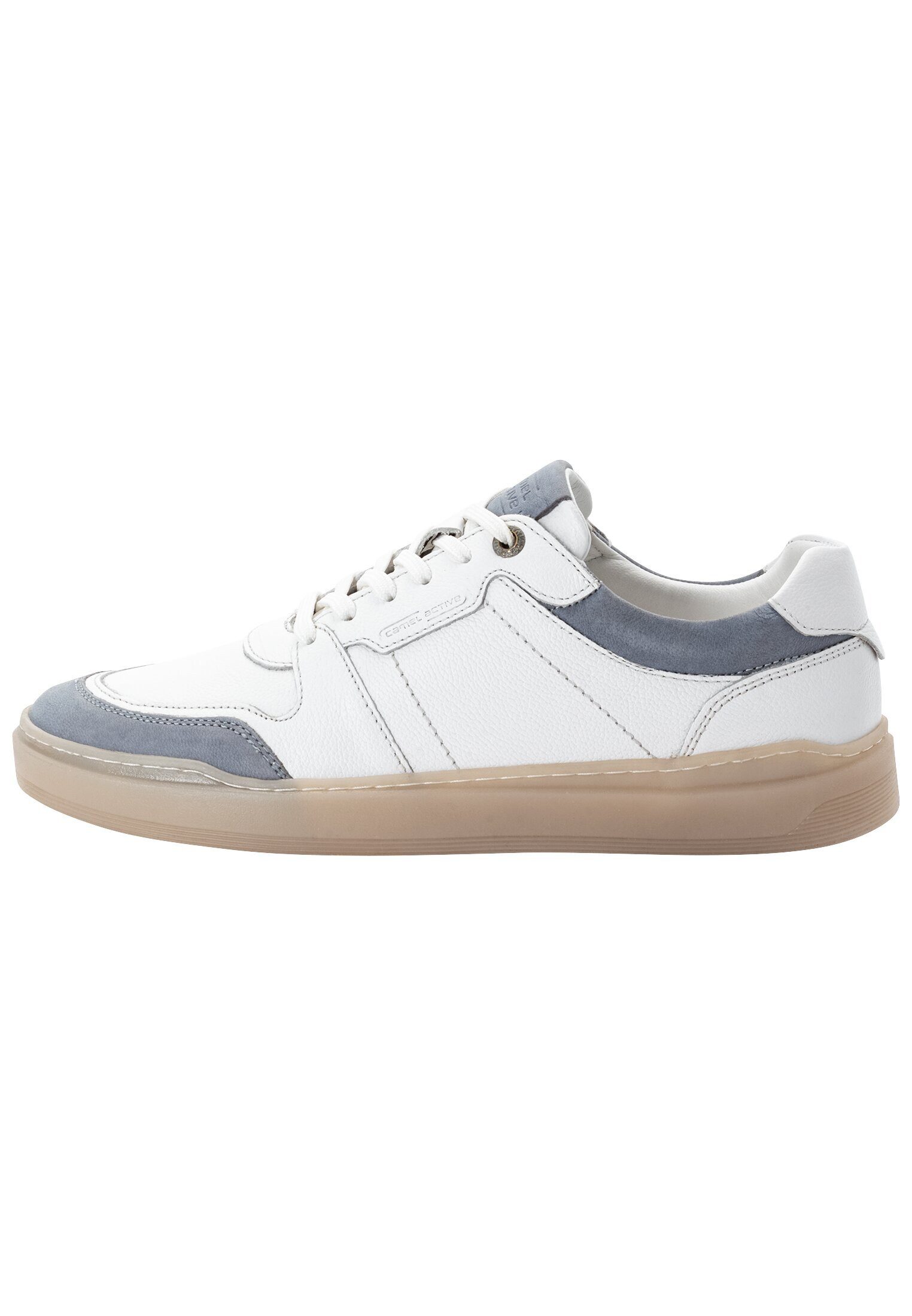 Moxie Rauchgraue Freizeit-Sneaker Aus Echtem Leder Für Herren | MV