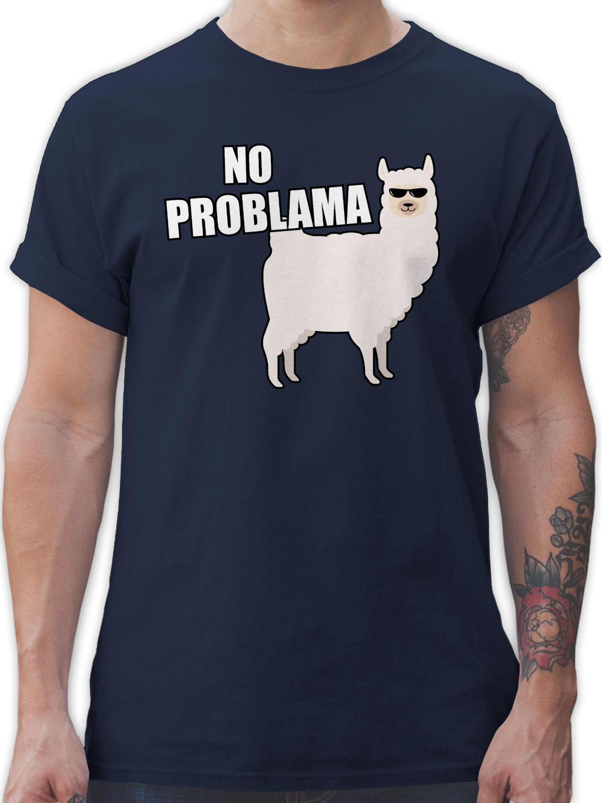 Shirtracer TShirt »No Problama Sprüche Statement mit Spruch Herren Premium TShirt
