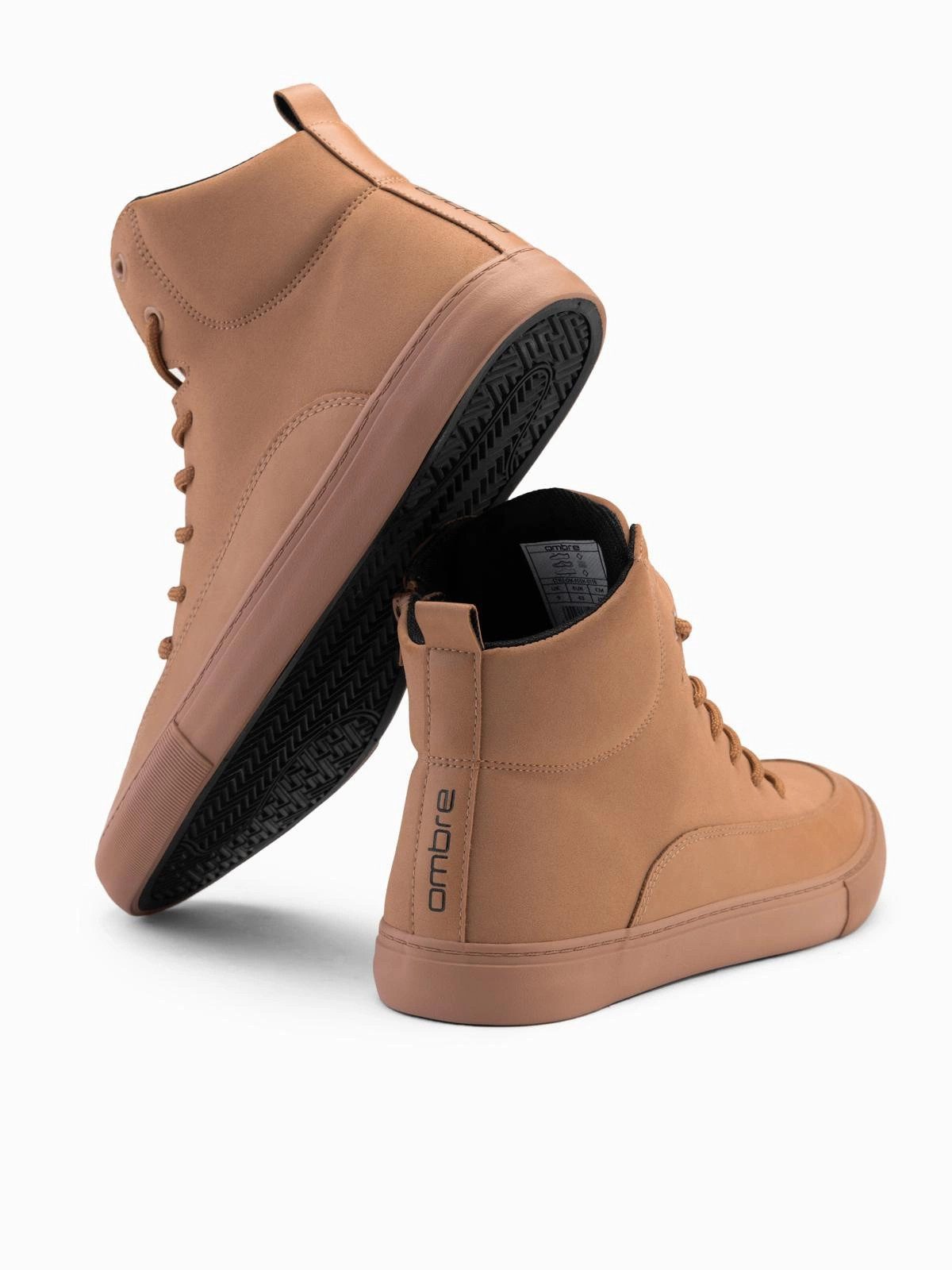 OMBRE Herren-Sneaker mit dekorativen Laschen Sneakerboots – Bild 5 von 5