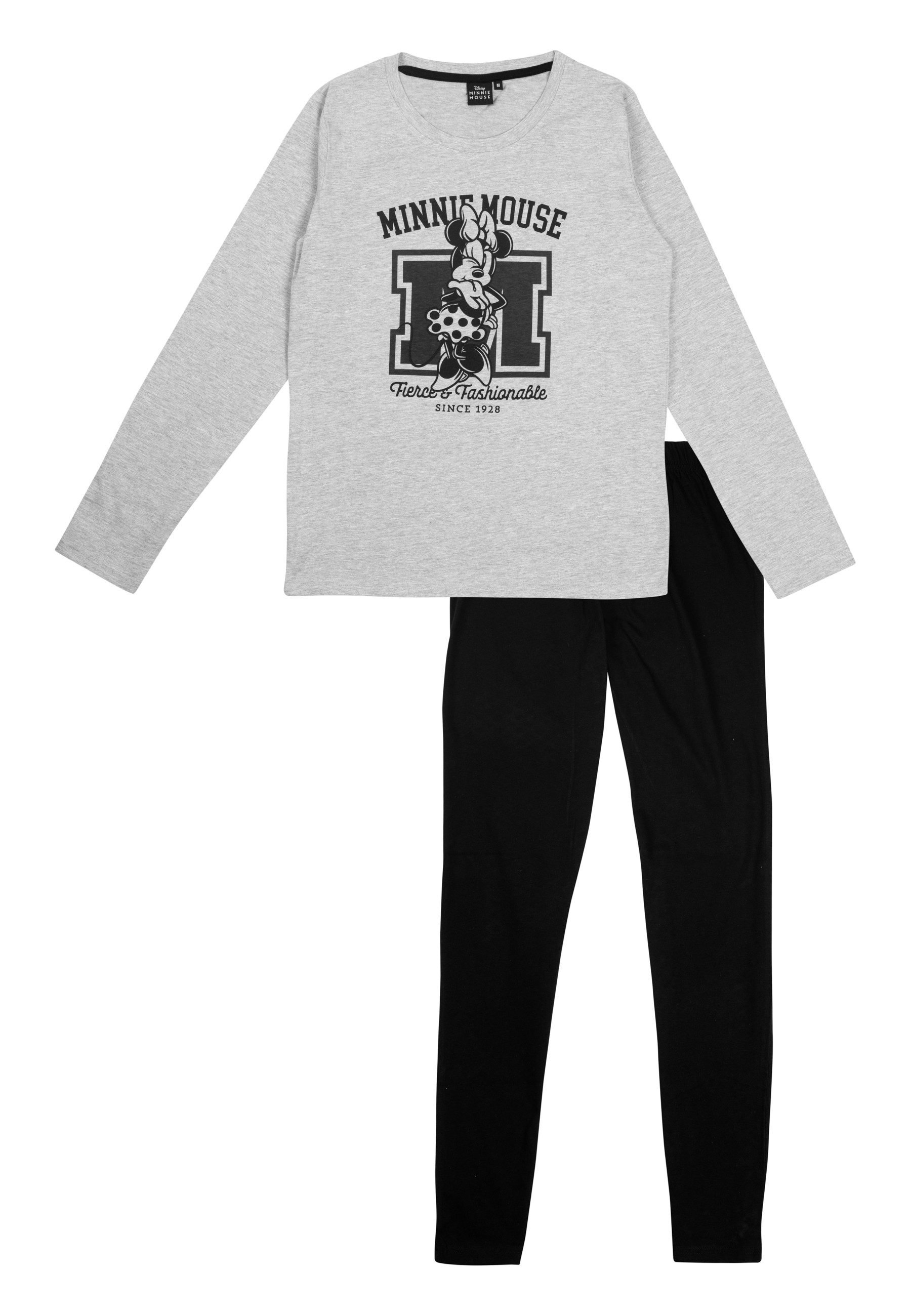 United Labels® Schlafanzug Disney - Minnie Mouse zwinker - Fierce & Fashionable since 1928, Set