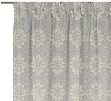 Vorhang Romantic Puligny light, Adam, Multifunktionsband (1 St), blickdicht, Jacquard, nachhaltig aus Bio-Baumwolle