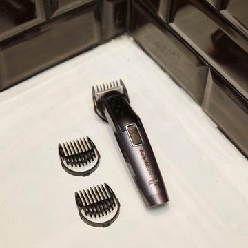 BaByliss Multifunktionstrimmer MT727E MEN, 10-in-1 Carbon Titanium Multigrooming Set für Gesicht & Körper