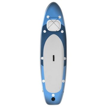 vidaXL Schlauchboot SUP-Board-Set Aufblasbar Marineblau 360x81x10 cm
