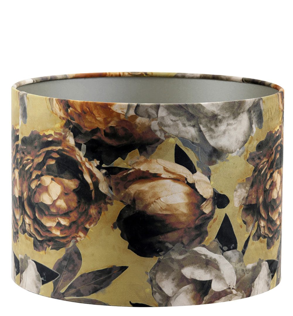 Dirk Davids Leuchten GmbH Lampenschirm Lampenschirm Zylinder Velours Bronze günstig online kaufen