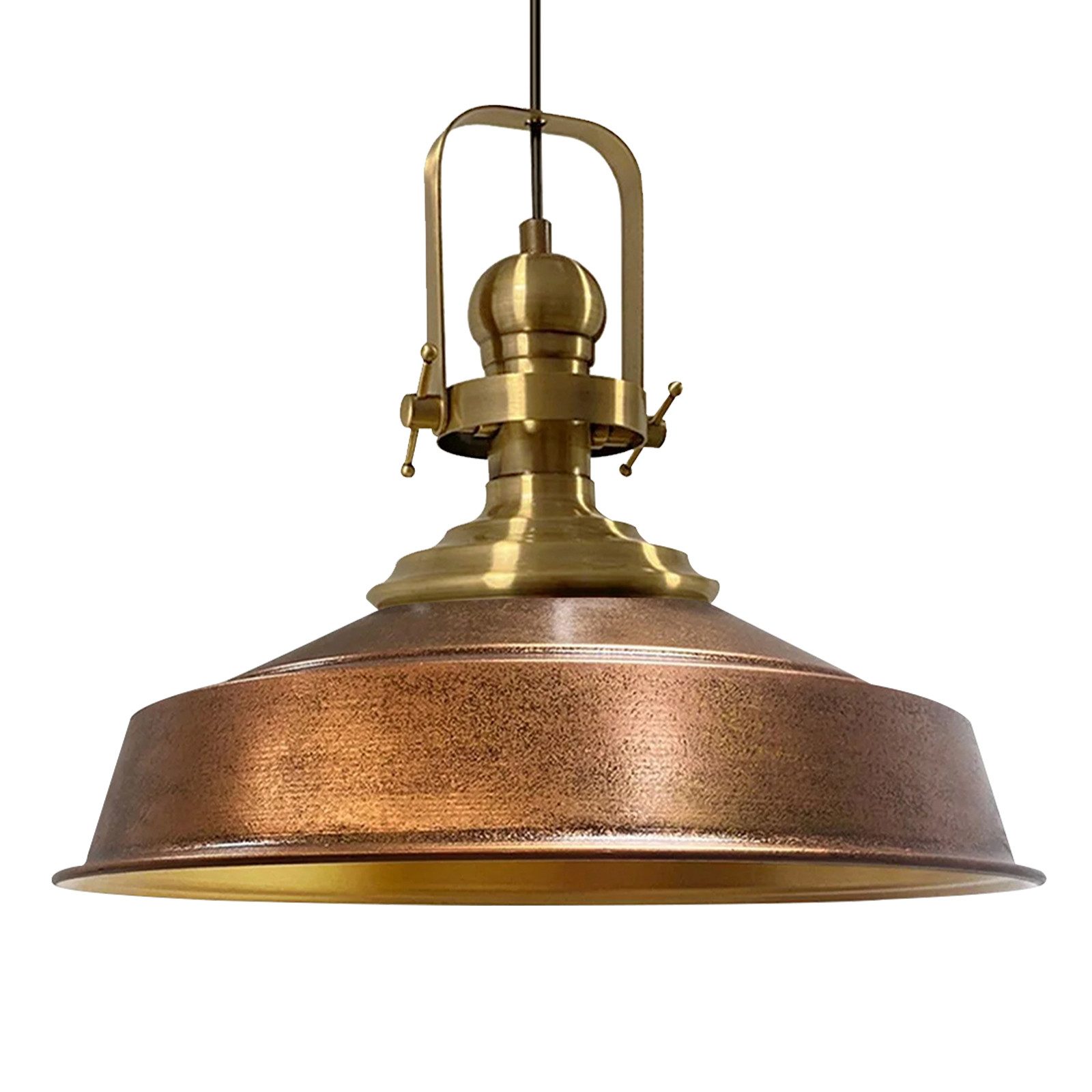 Bamyum Pendelleuchte Bamyum Pendelleuchte I Aslet l Ø41 cm E27 Metall Vinta günstig online kaufen