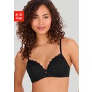 LASCANA Bralette-BH ohne Bügel mit feiner Spitze mit Blättermotiv, Dessous