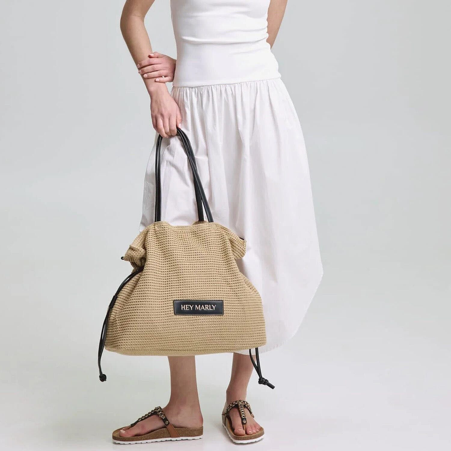 Hey Marly Handtasche Cool Companion Straw L