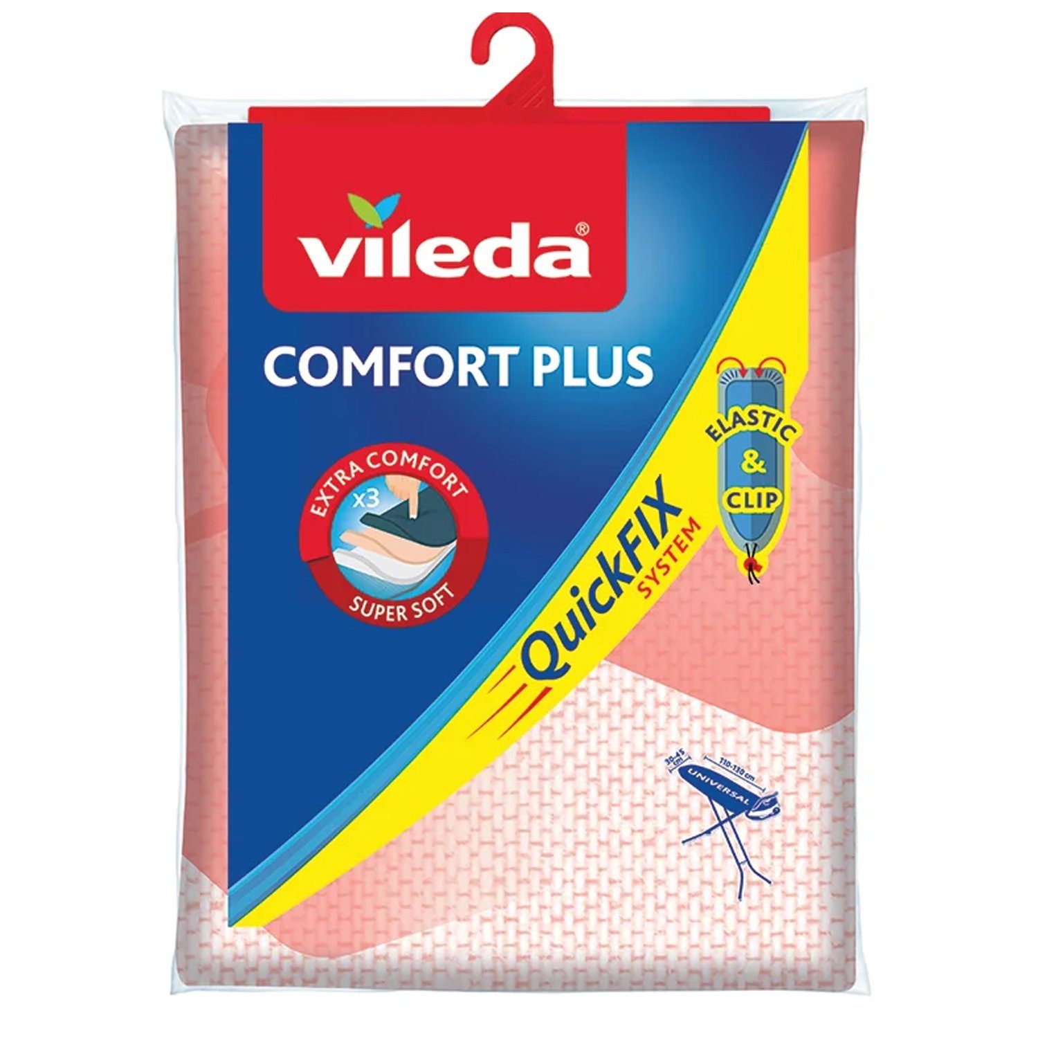 Vileda Bügelbrettbezug, Comfort Plus Bügelbrettbezug
