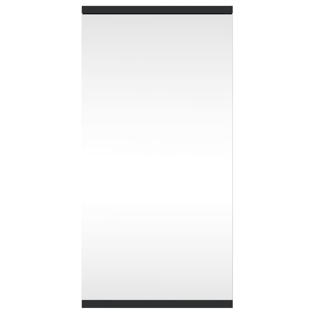 vidaXL Badezimmerspiegelschrank Eck-Spiegelschrank Schwarz 30x24x60 cm günstig online kaufen