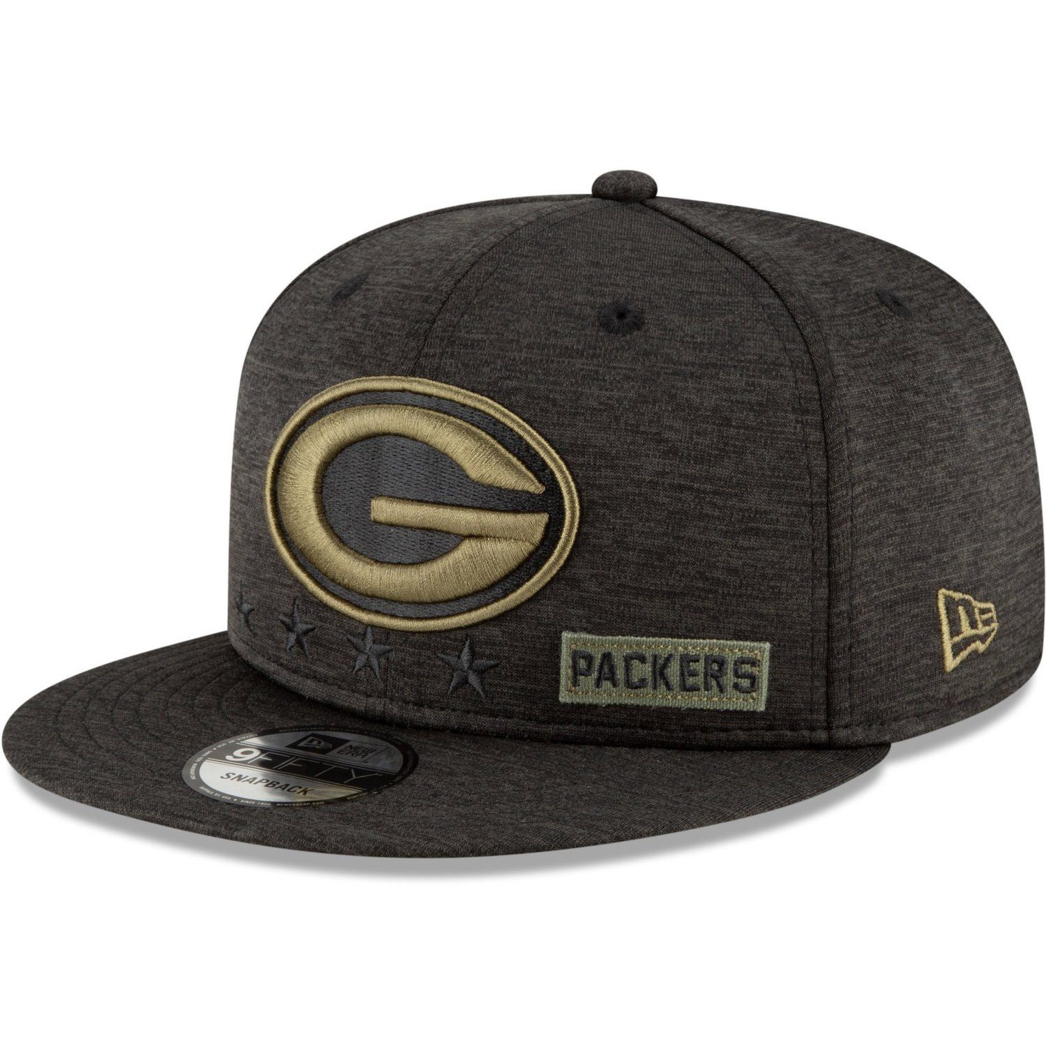 New Era Snapback Cap 9FIFTY Salute to Service San Francisco NFL 2020 Green Bay Packers