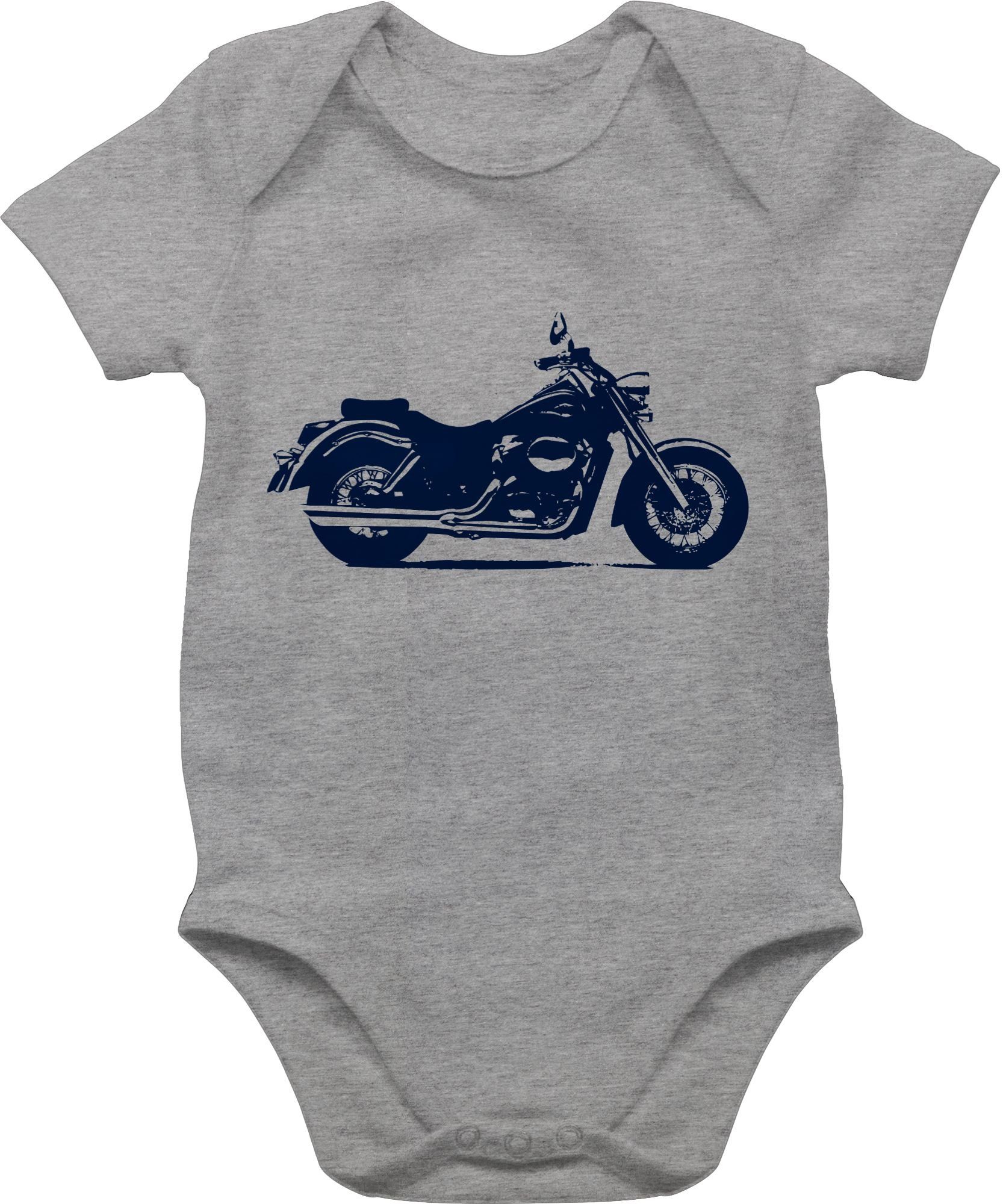 meliert und Traktor Shirtracer 2 Shirtbody Bagger Co. Motorrad Grau Baby