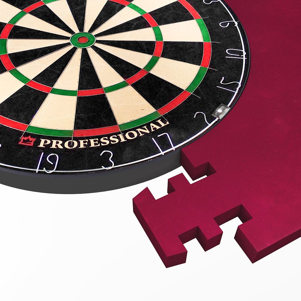 Kings Dart Dart-Wandschutz Dart-Set, Für Steel- und Softdarts geeignet