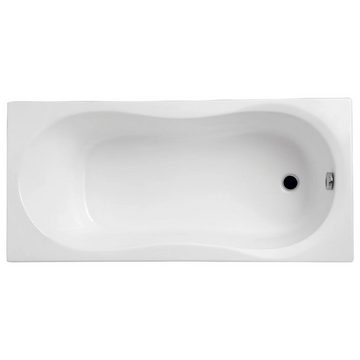 KOLMAN Badewanne Rechteck Gracja 120x75, Acrylschürze Styroporträger, Ablauf VIEGA & Füße GRATIS