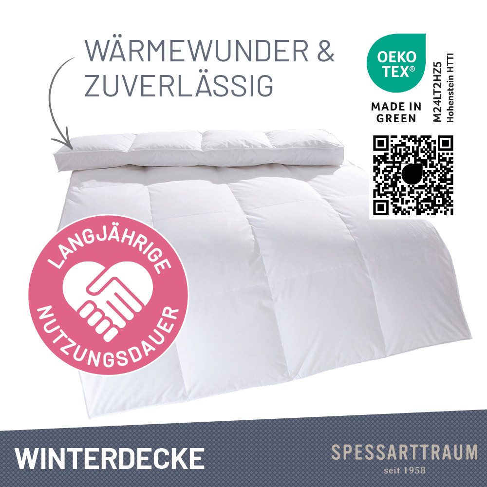 SPESSARTTRAUM Daunenbettdecke Exklusiv, Bettdecken für Sommer günstig online kaufen