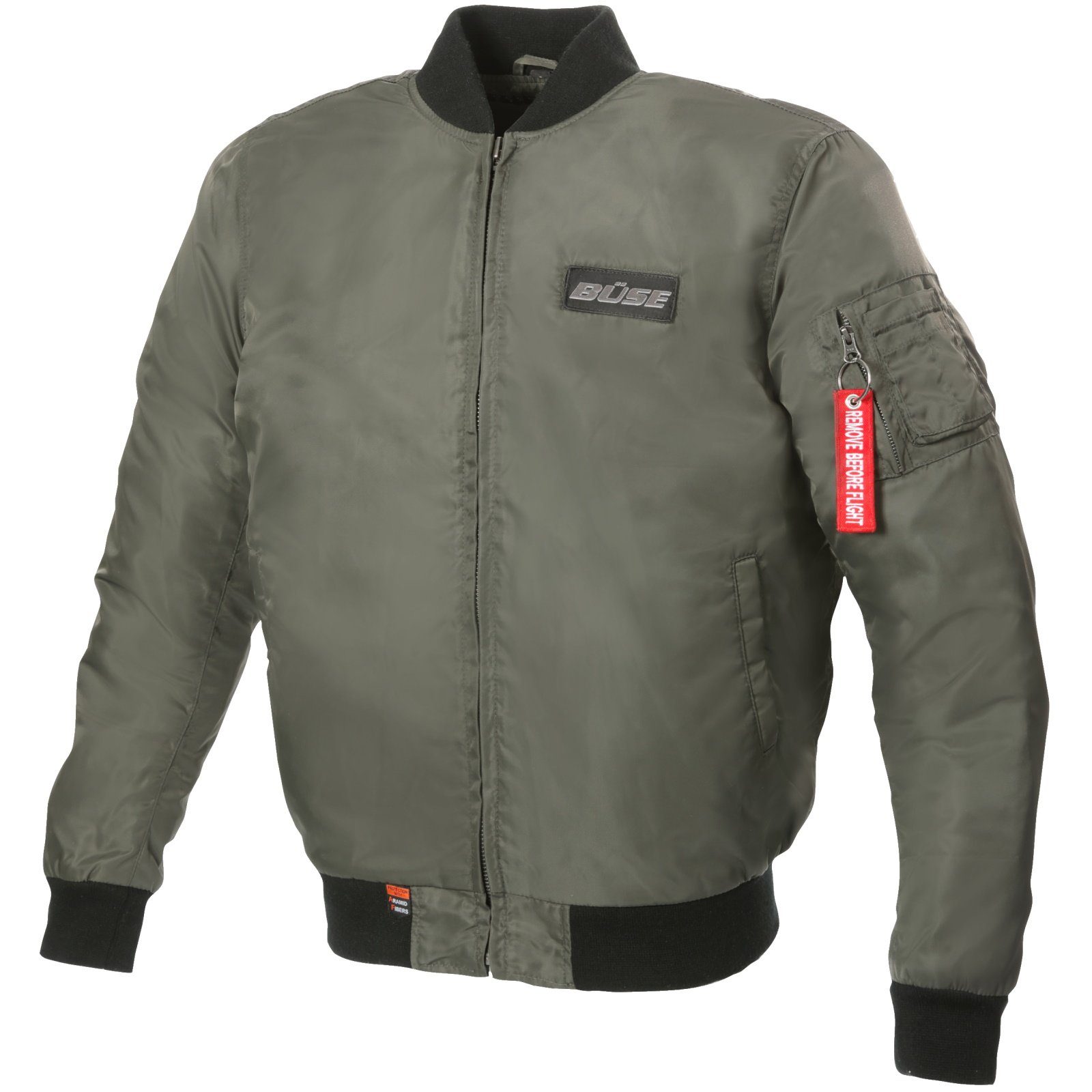 Büse Motorradjacke Büse Jacke Kingman oliv 58 atmungsaktiv