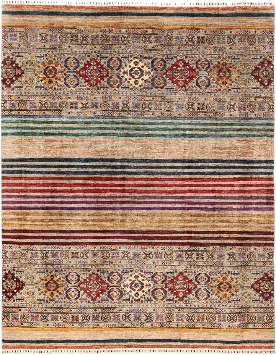 Orientteppich Arijana Shaal 198x241 Handgeknüpfter Orientteppich, Nain Trading, rechteckig, Höhe: 5 mm
