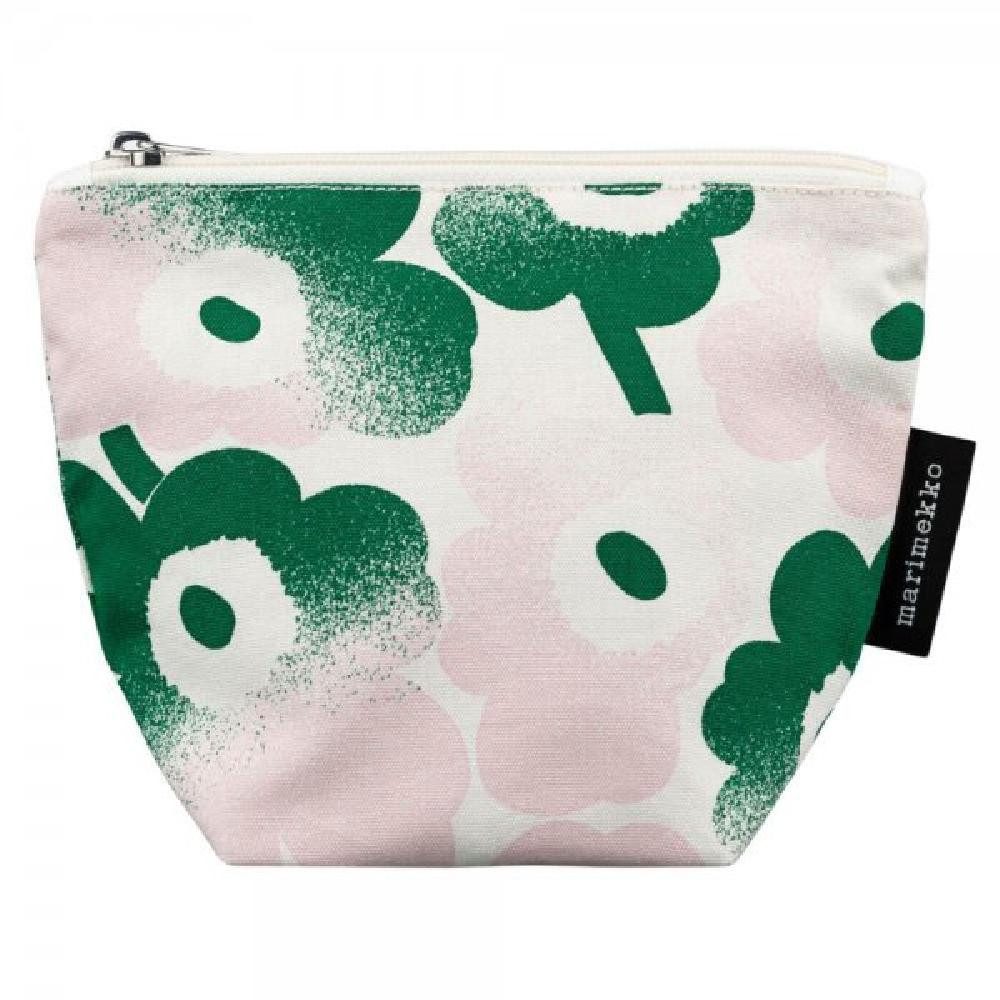 Marimekko Reisebehälter Kosmetiktasche Kait Häivähdys Mini Unikko White Lightpink Green