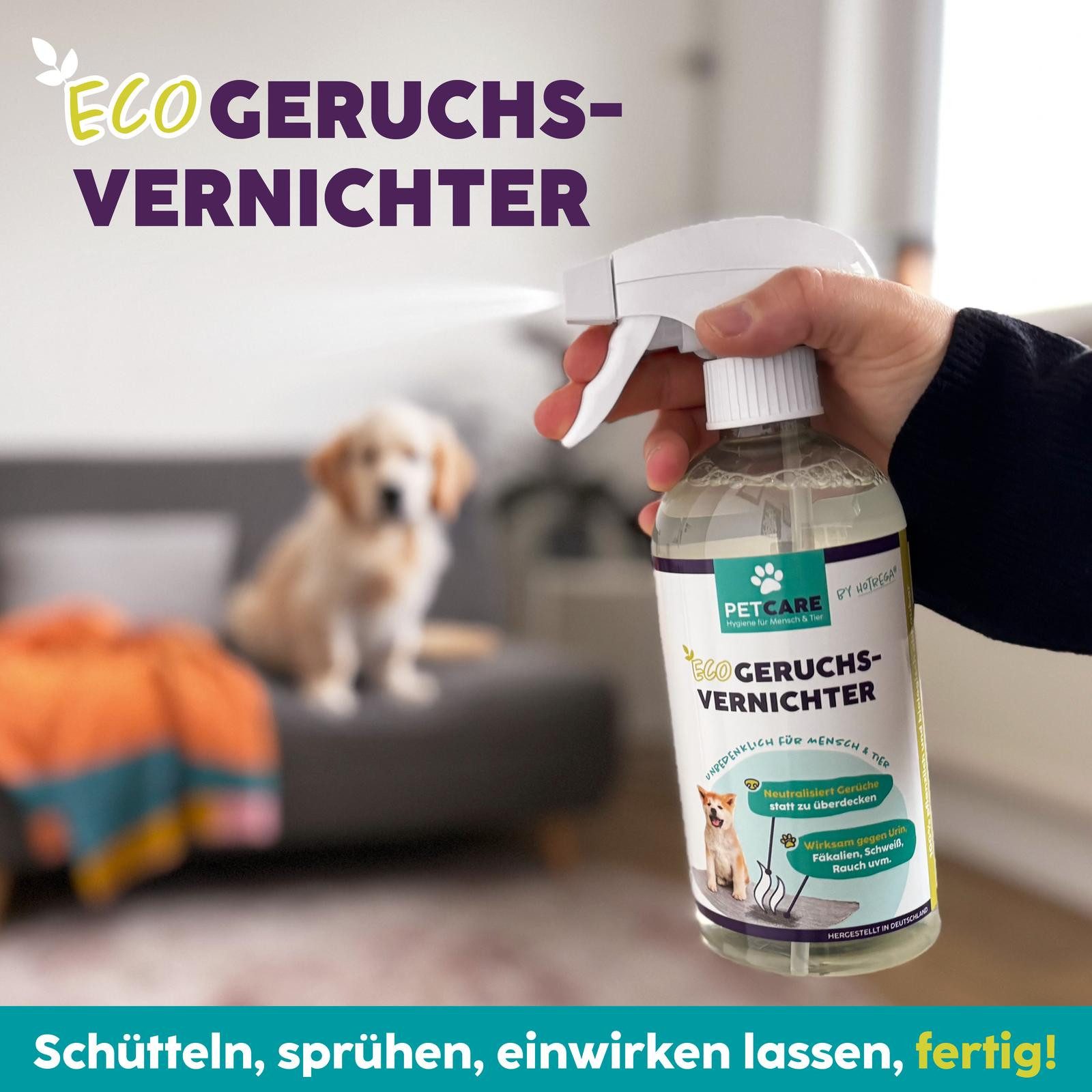 HOTREGA® Petcare - ECO Geruchsvernichter 500 ml Küchenreiniger
