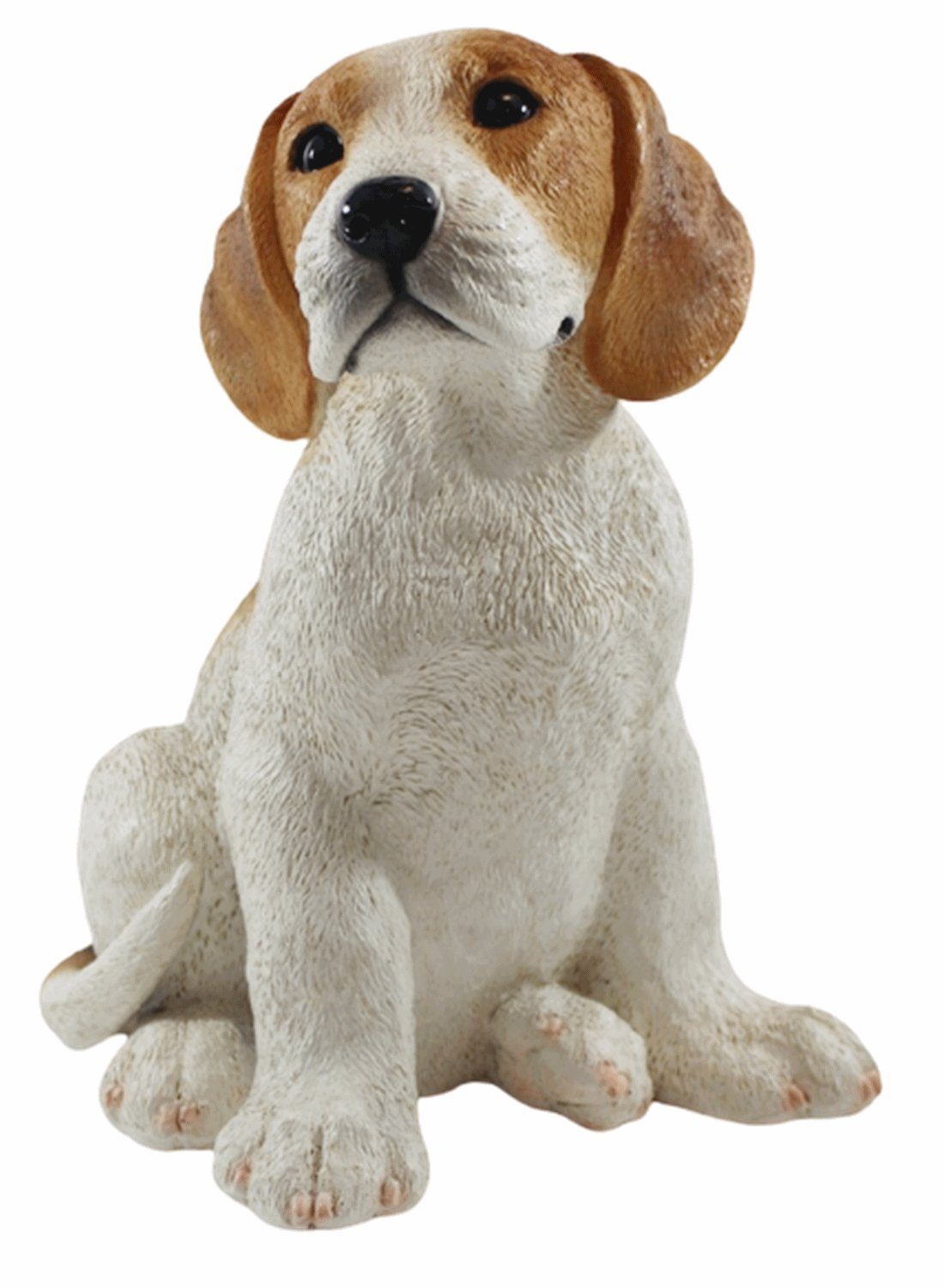 Resin Welpe cm H aus Hundefigur Figur 24 Castagna sitzend britischer Kollektion Hund Castagna Deko Beagle Tierfigur