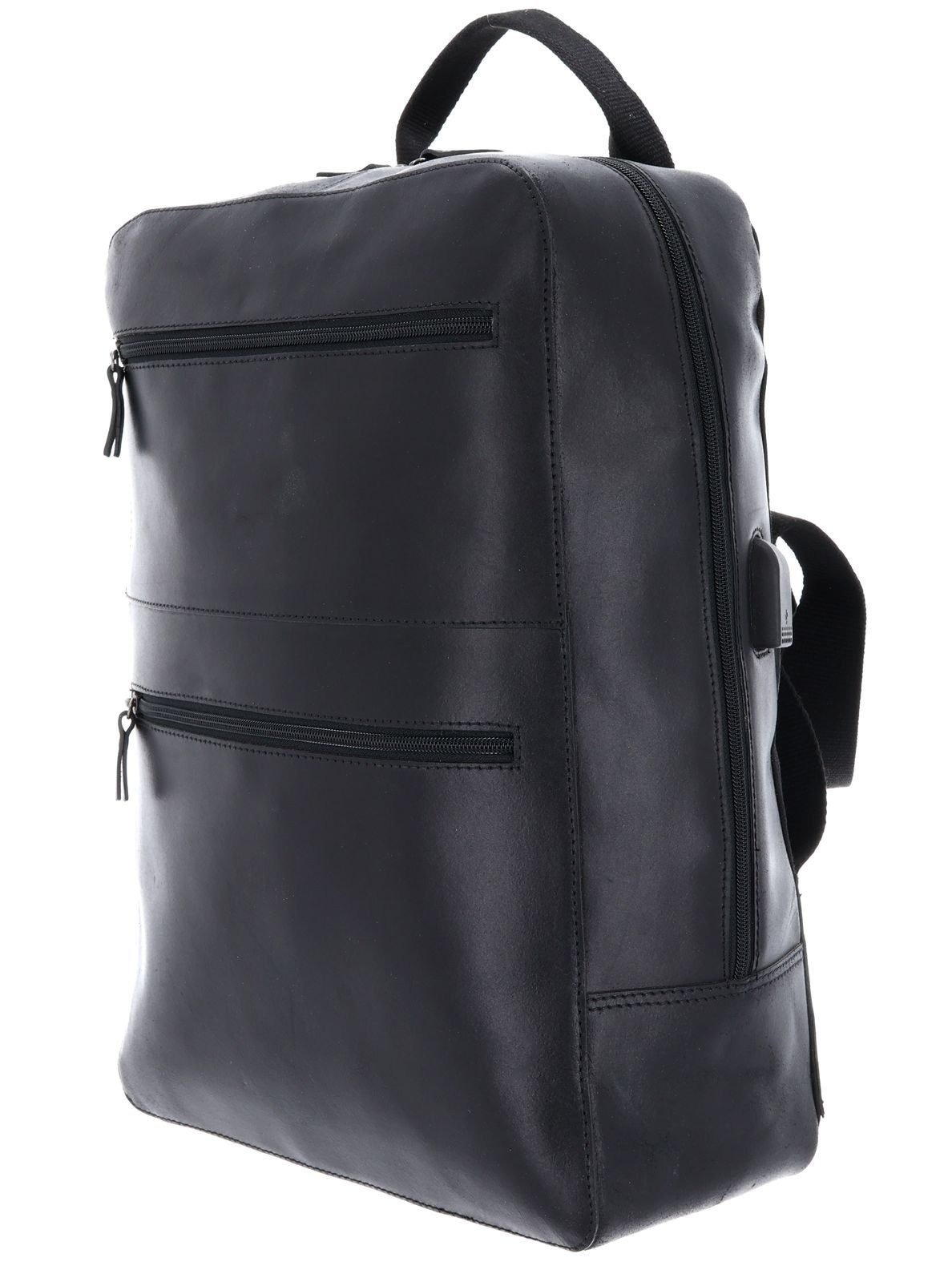 Leonhard Heyden Rucksack Business Rucksack 7551 (Set, 2-tlg), aus echtem Rindsleder