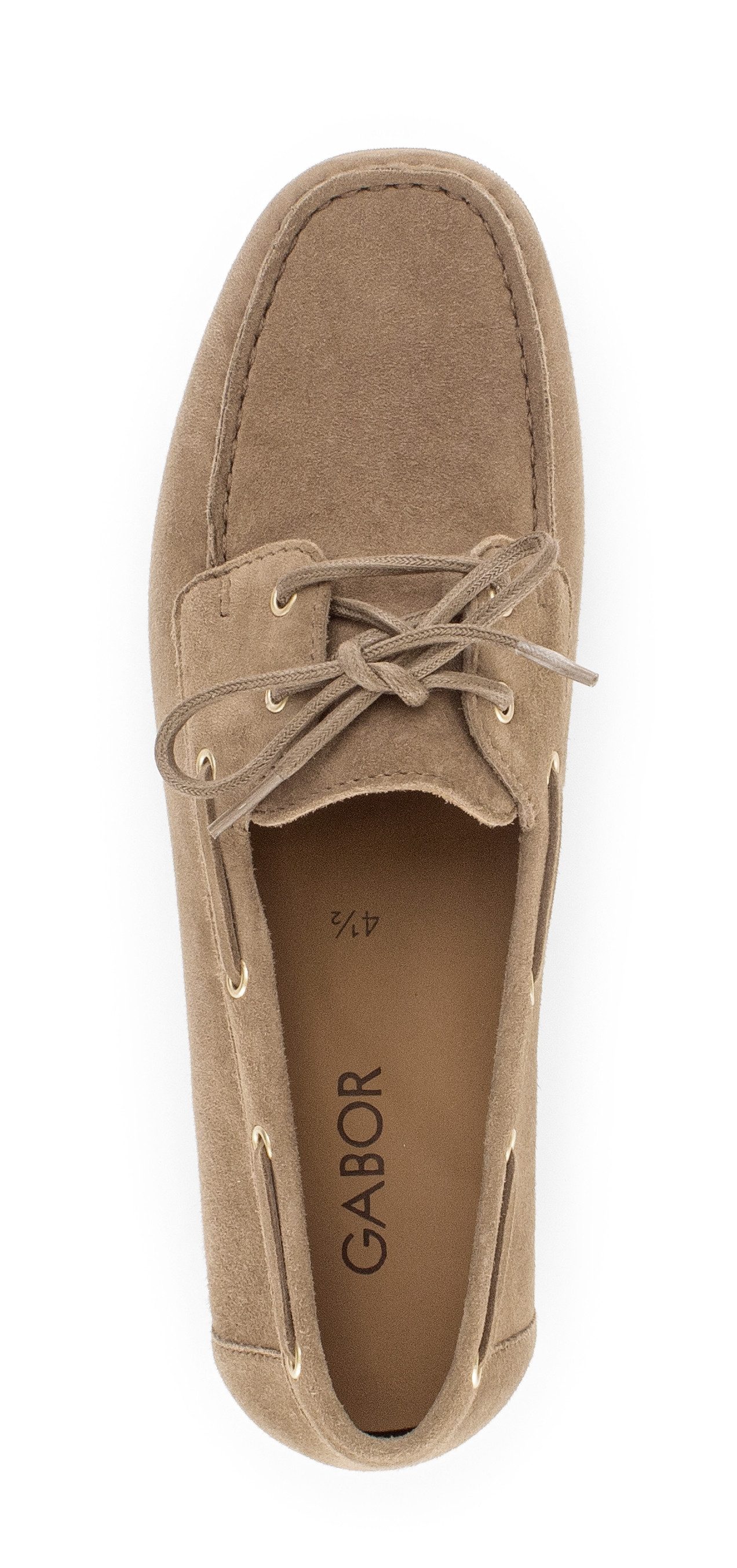 Gabor Bootsschuh, Flats, Schlupfschuh, Slipper, mit Mokassinnaht