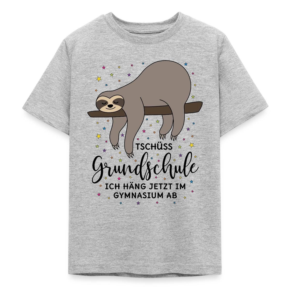 T-Shirt Tschüss Grundschule Faultier Grundschulabschluss Teenager T-Shirt