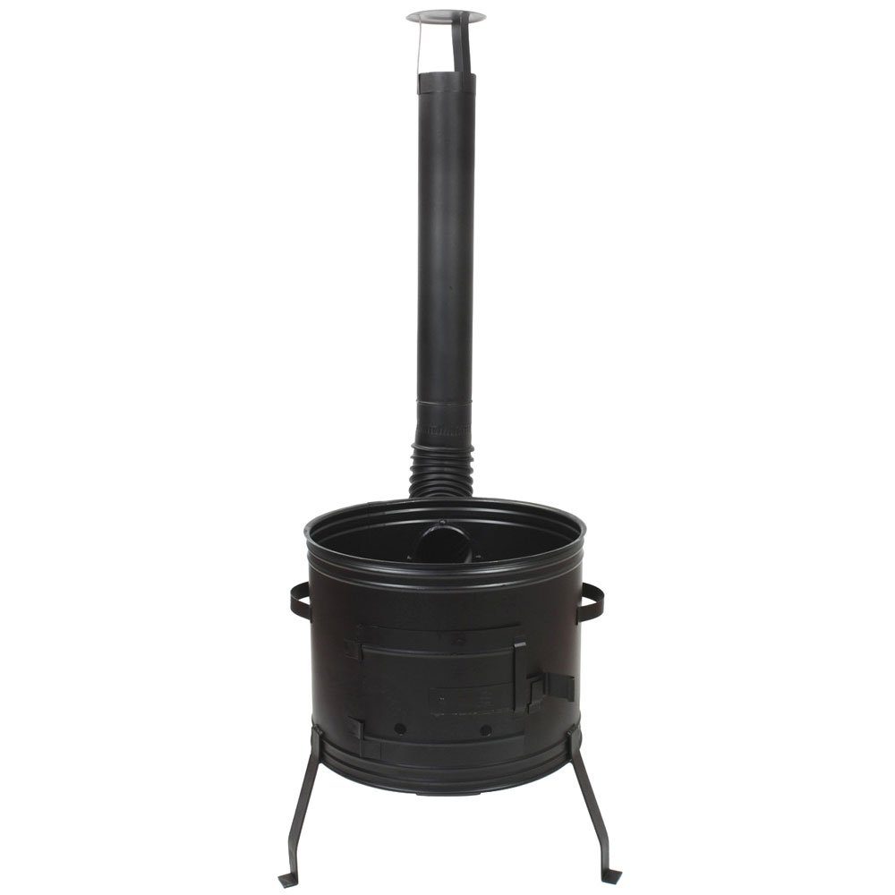 Grillplanet Holzkohlegrill Grillplanet Gulaschkanone 39 cm / 1,2 mm für Gulaschkessel 15-22 L