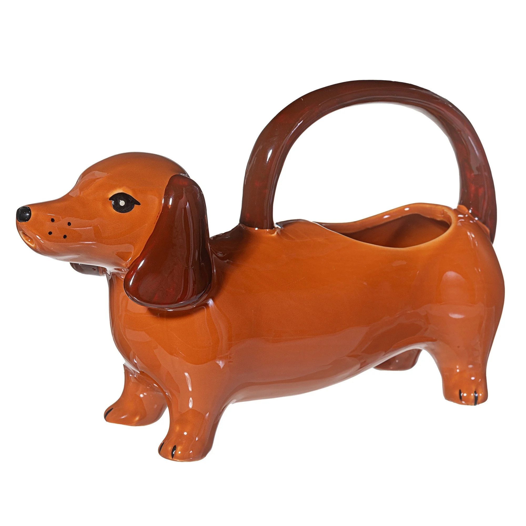 Sass & Belle Gießkanne Dackel (Porzellan, 1-tlg., für Indoor, Sausage Dog), ca. 23 x 6 x 14 cm