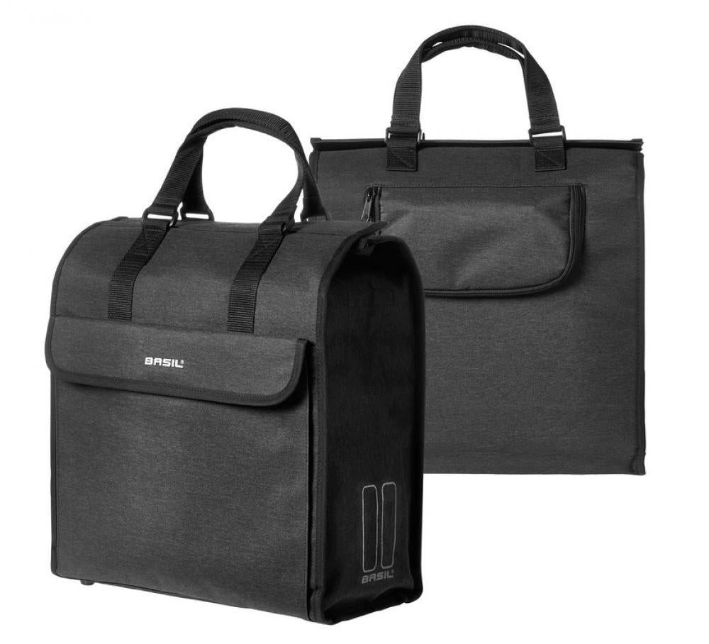 Fahrradtasche Basil Shoppertasche Mira schwarz Größe 36x16x37cm 17l