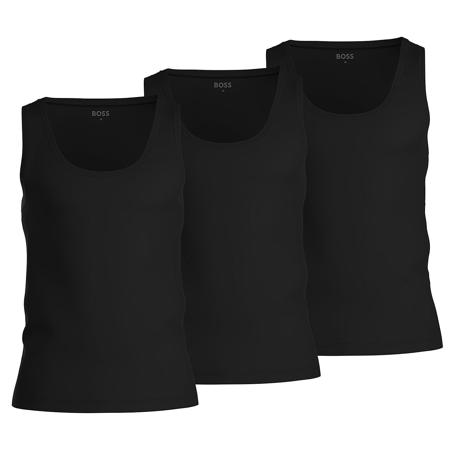 BOSS Unterhemd Pure Cotton (Packung, 3-St., 3er-Pack) Tank Top Achselhemd R günstig online kaufen
