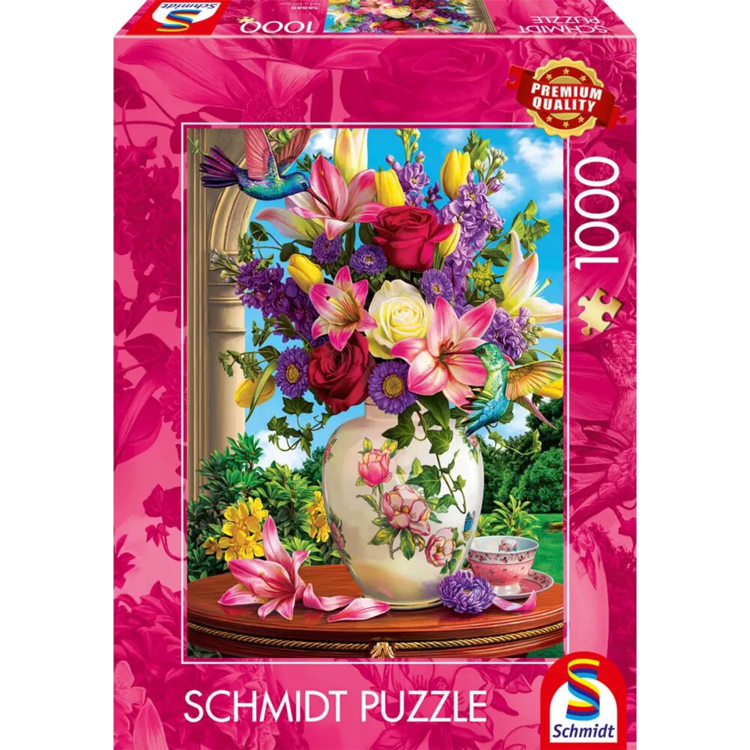 Schmidt Spiele Puzzle Blumenbouquet, 1000 Puzzleteile