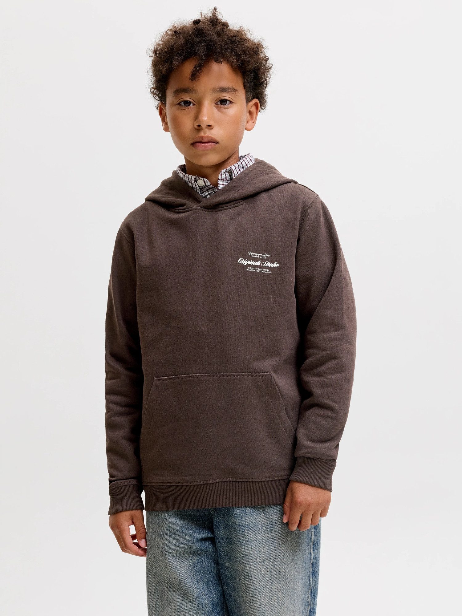 Jack & Jones Junior Sweatshirt JORNORREBRO TYPO BACK SWEAT HOOD SN JNR – Bild 5 von 5