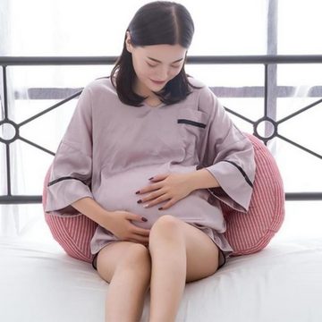 Fivejoy Seitenschläferkissen Schwangerschafts-Kissen Einstellbar Seitenschläfer Mutterschaftskissen, 1-tlg, Jubilaumsedition, entlastet Kopf-, Nacken- und Schulterbereich