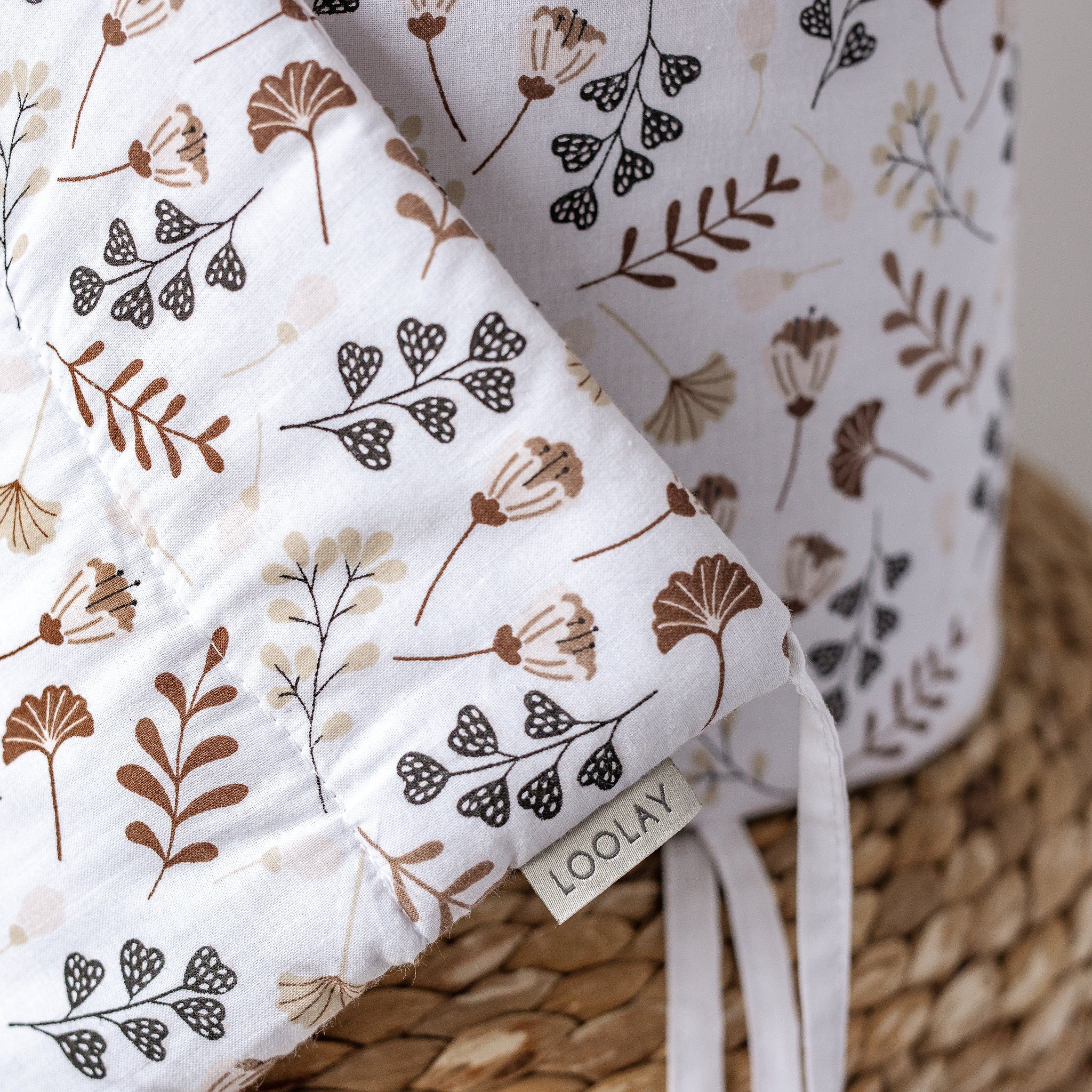 Bettnestchen 2025 TREND Muster Babybett BETTUMRANDUNG 420, 360, 210, 180 x 30cm