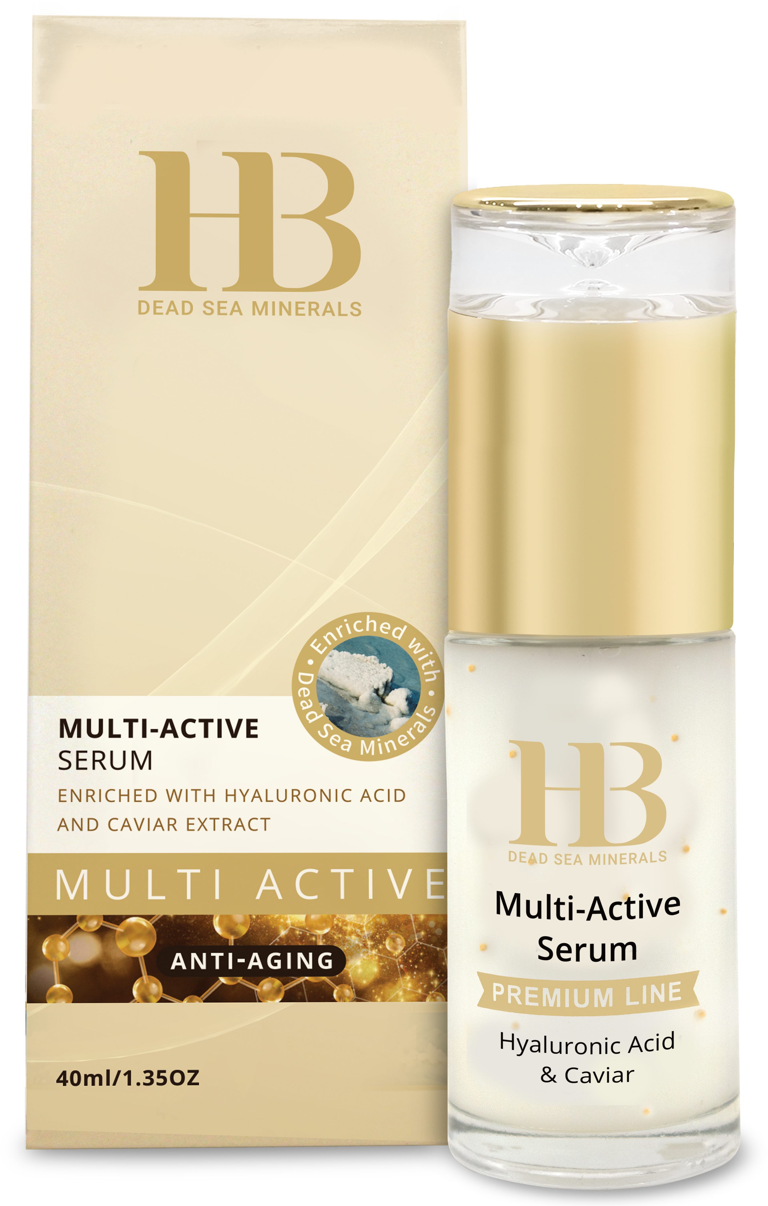 Gesichtsserum Health&Beauty Multi-Active Anti-Aging Gesichtsserum mit Hyaluron 40ml