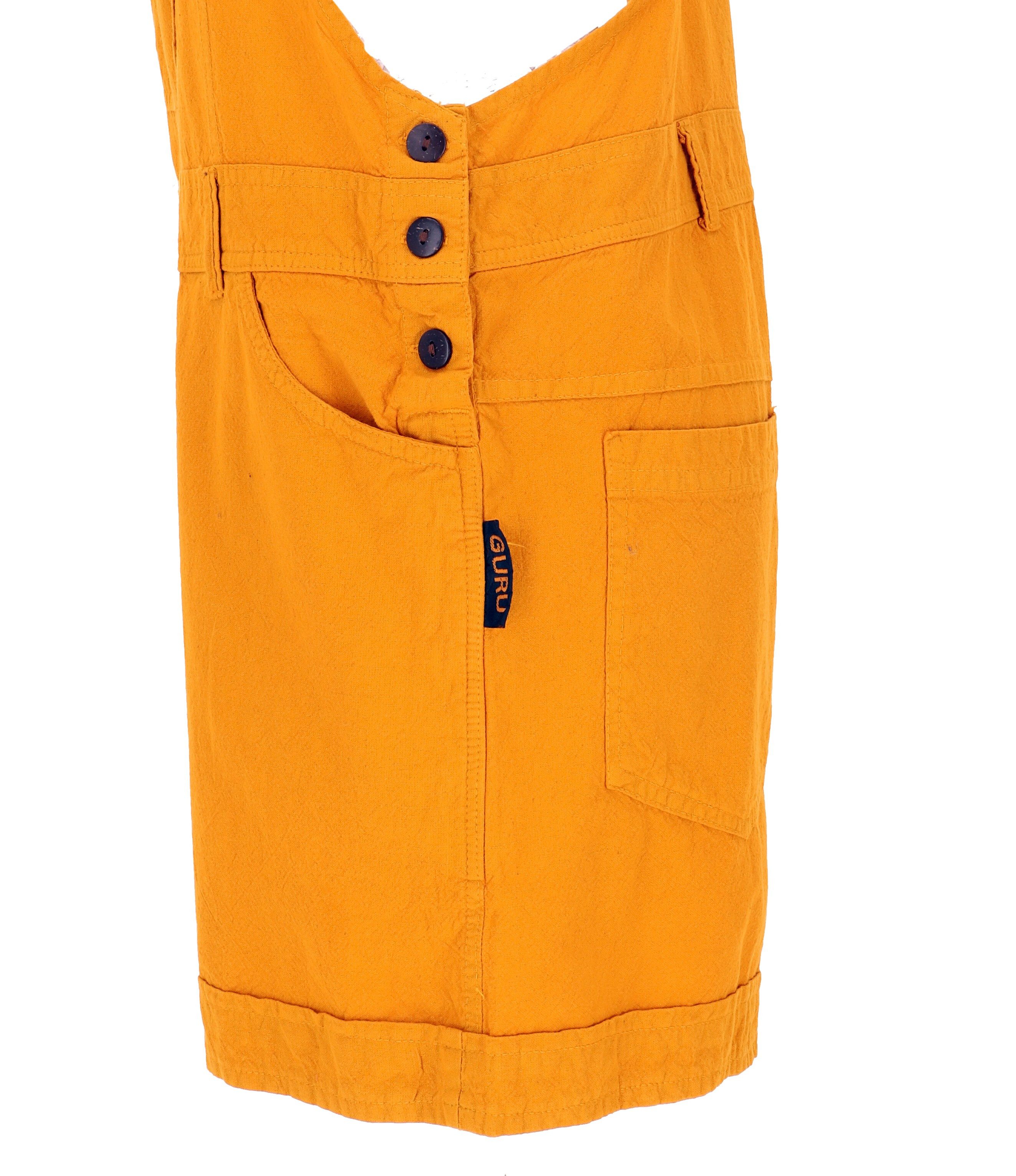 Guru-Shop Hose & Shorts Goa Shorts, kurze Latzhose, Boho Latzhose -.. alternative Bekleidung