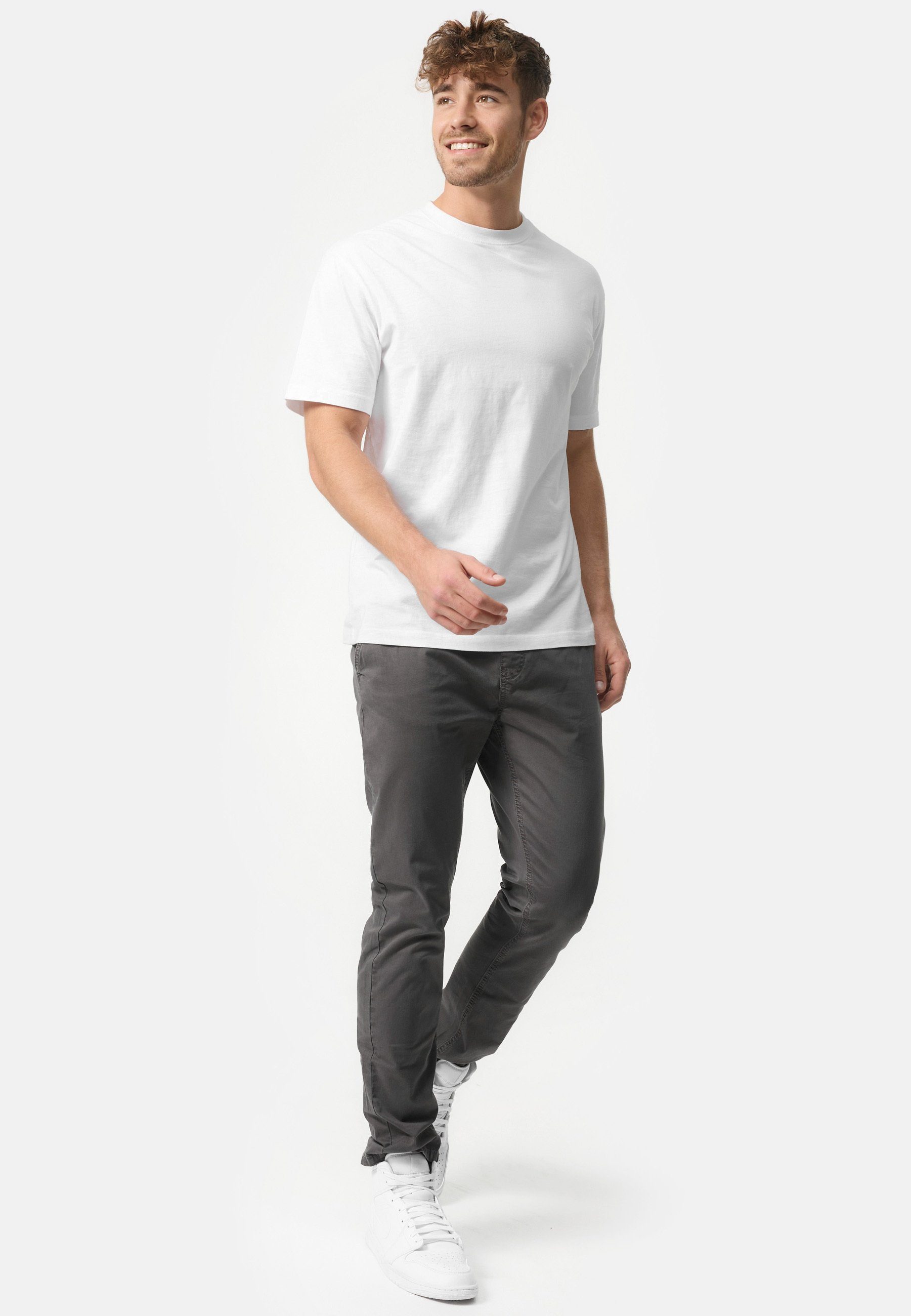 INDICODE Chinohose Herren Osborne Chino Hose Herrenhose mit elastischem Bund und Kordelzug – Bild 4 von 5