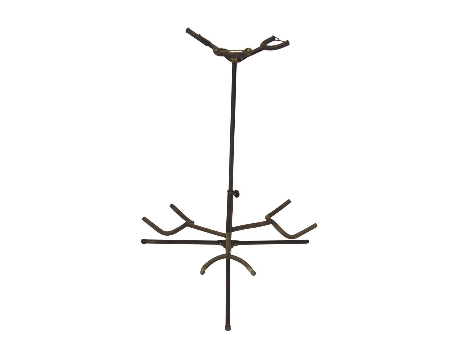 DIMAVERY Gitarrenmechanik-Set DIMAVERY Gitarrenständer 3-fach, schwarz