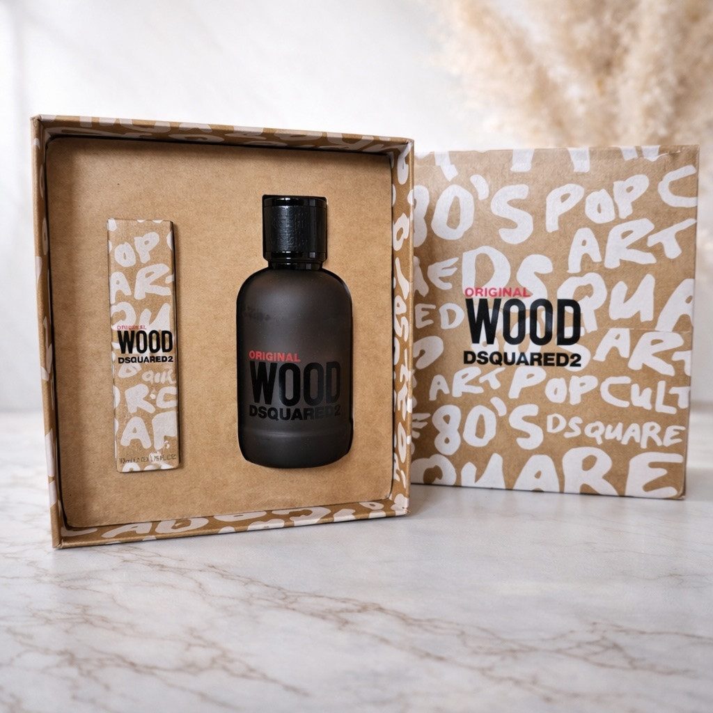 Dsquared2 Eau de Parfum Original Wood Eau de Parfum 100 ml & Eau de Parfum 10 ml Neu & Ovp