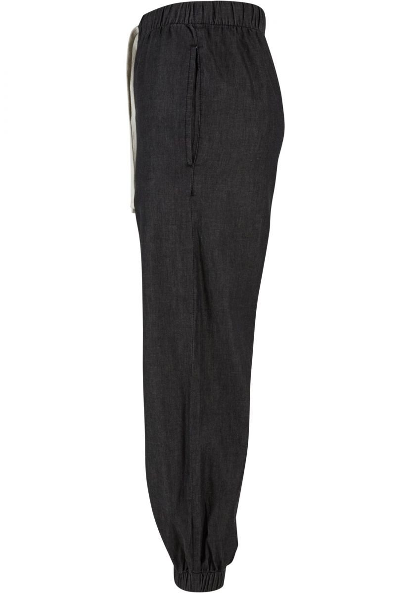 URBAN CLASSICS Funktionshose Ladies Light Denim Jogpants Damen Jogginghose