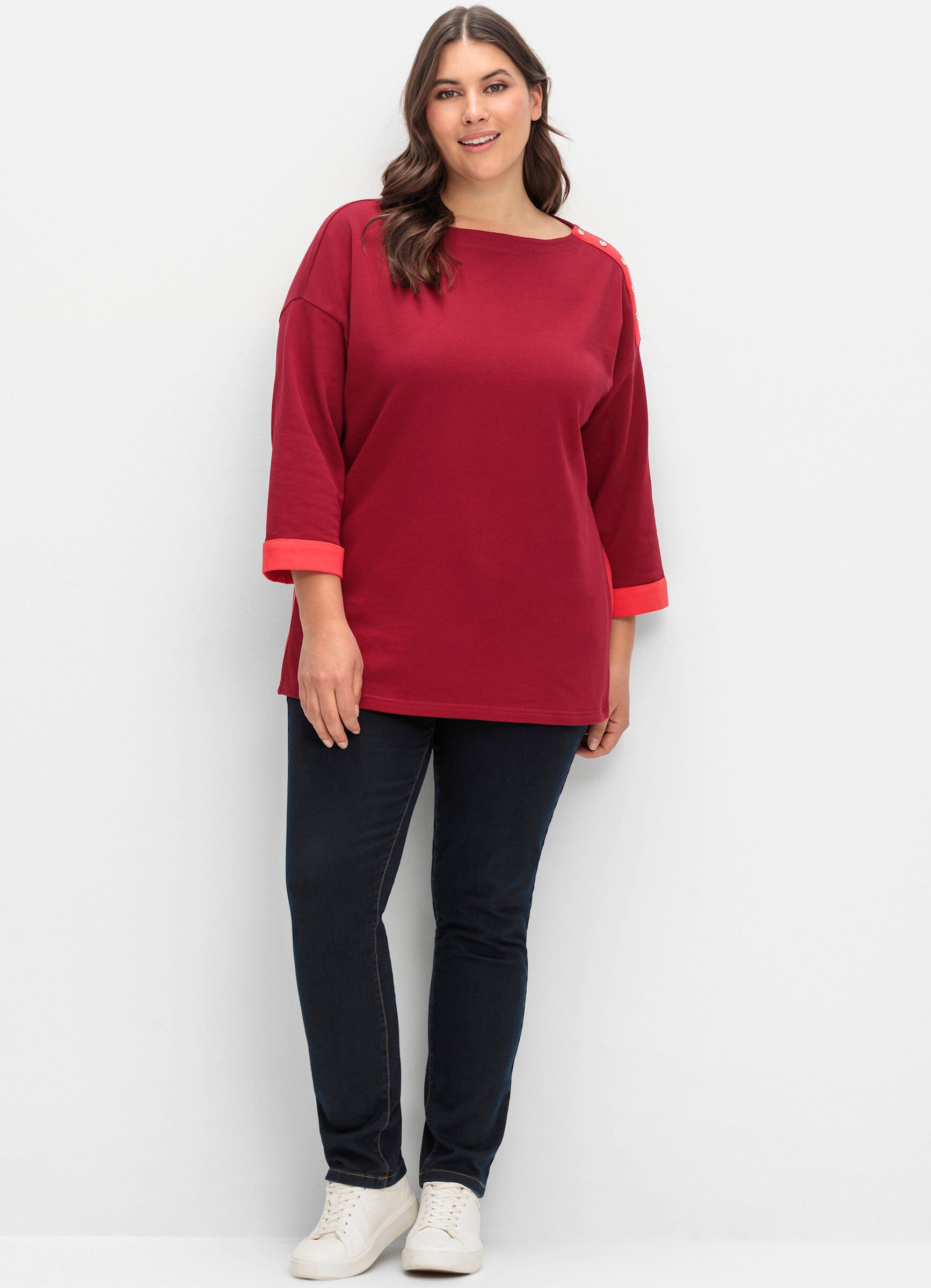 Sheego Sweater Sweatshirt günstig online kaufen