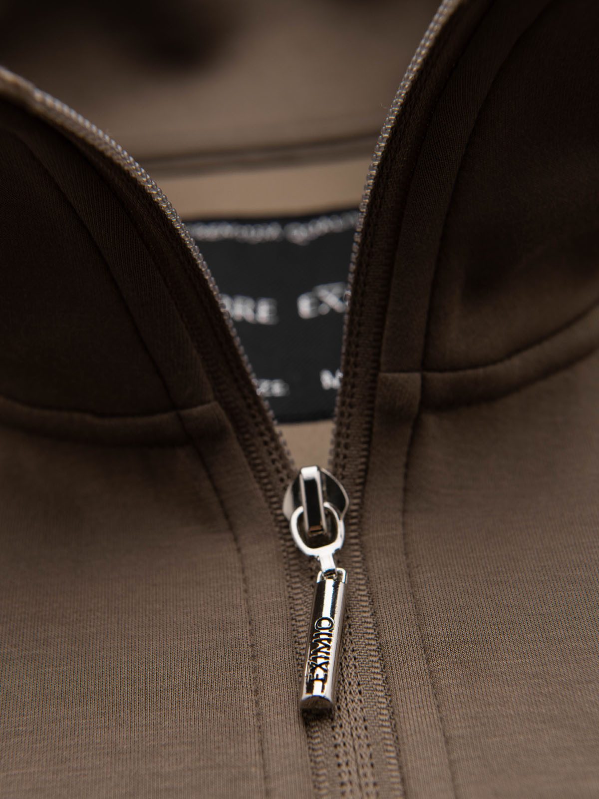 Sweatshirt Herren-Sweatshirt mit Reißverschluss-Stehkragen
