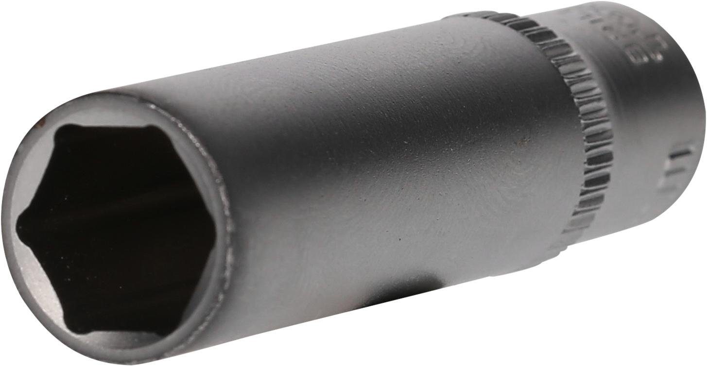 Brilliant Tools Stecknuss 1/4" Sechskant-Stecknuss, lange Ausführung, 10 mm