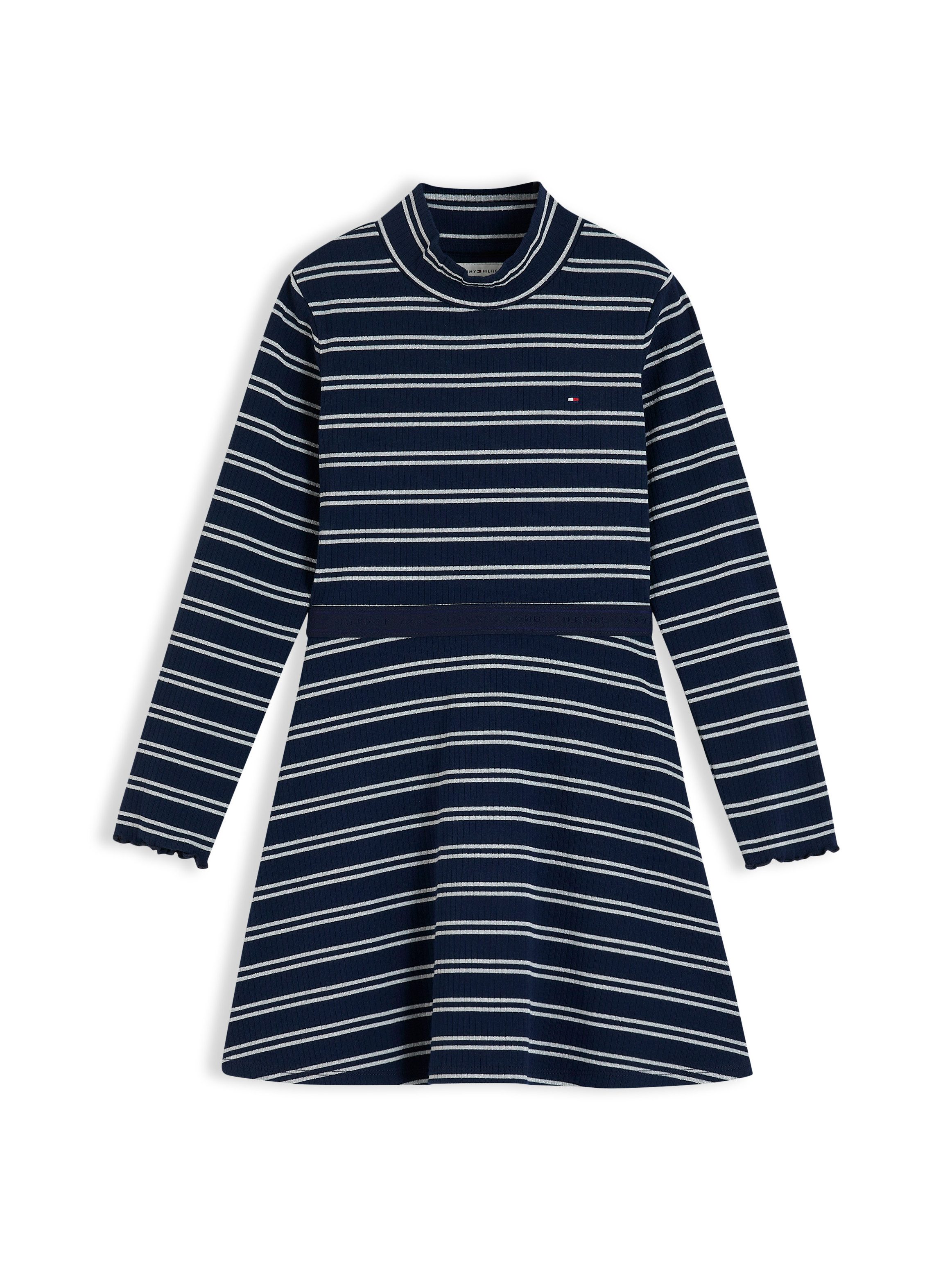 Tommy Hilfiger Skaterkleid Lurex-Details, Regular Fit, Kinder bis 16 Jahre