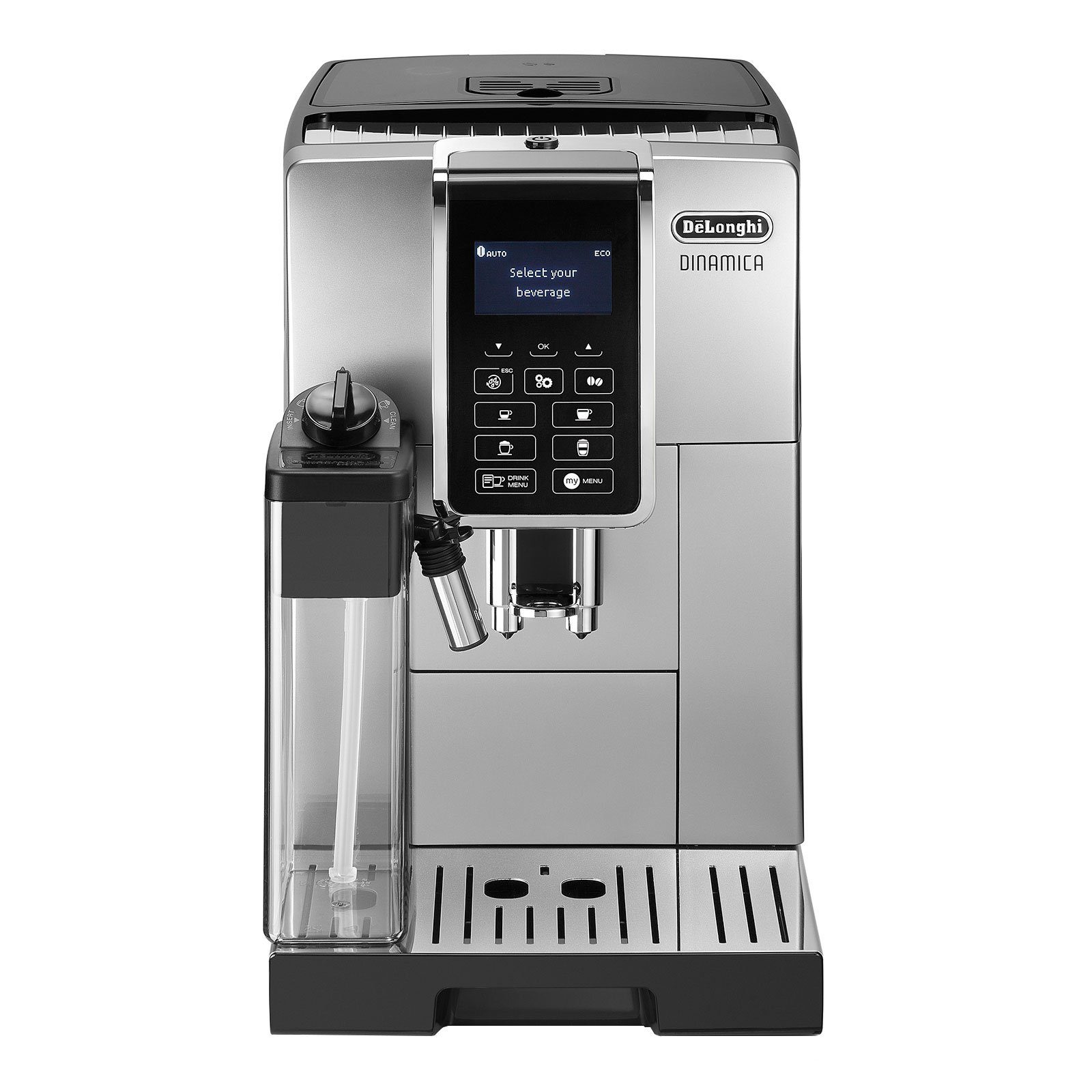 De'Longhi Kaffeevollautomat ECAM 352.55.SB, Direktwahltasten, Espresso,  Kaffee, Cappuccino, Latte Macchiato, beheizte Tassenabstellflache