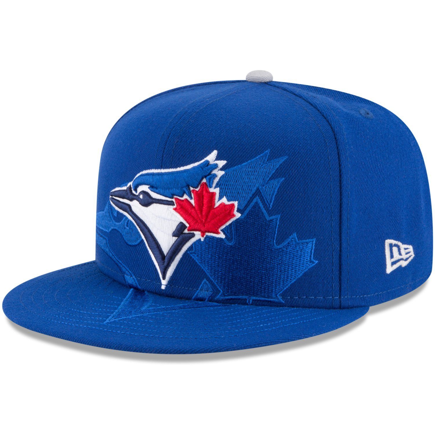 New Era Fitted Cap 59Fifty SPILL Logo MLB Teams Toronto Blue Jays