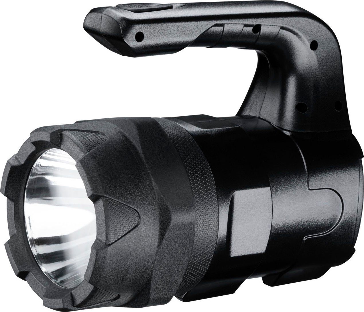 wasser- LED VARTA staubdicht, und stoßabsorbierend, 6 Taschenlampe Aluminium Watt Pro Indestructible BL20 Gehäuse eloxiertes (7-St),