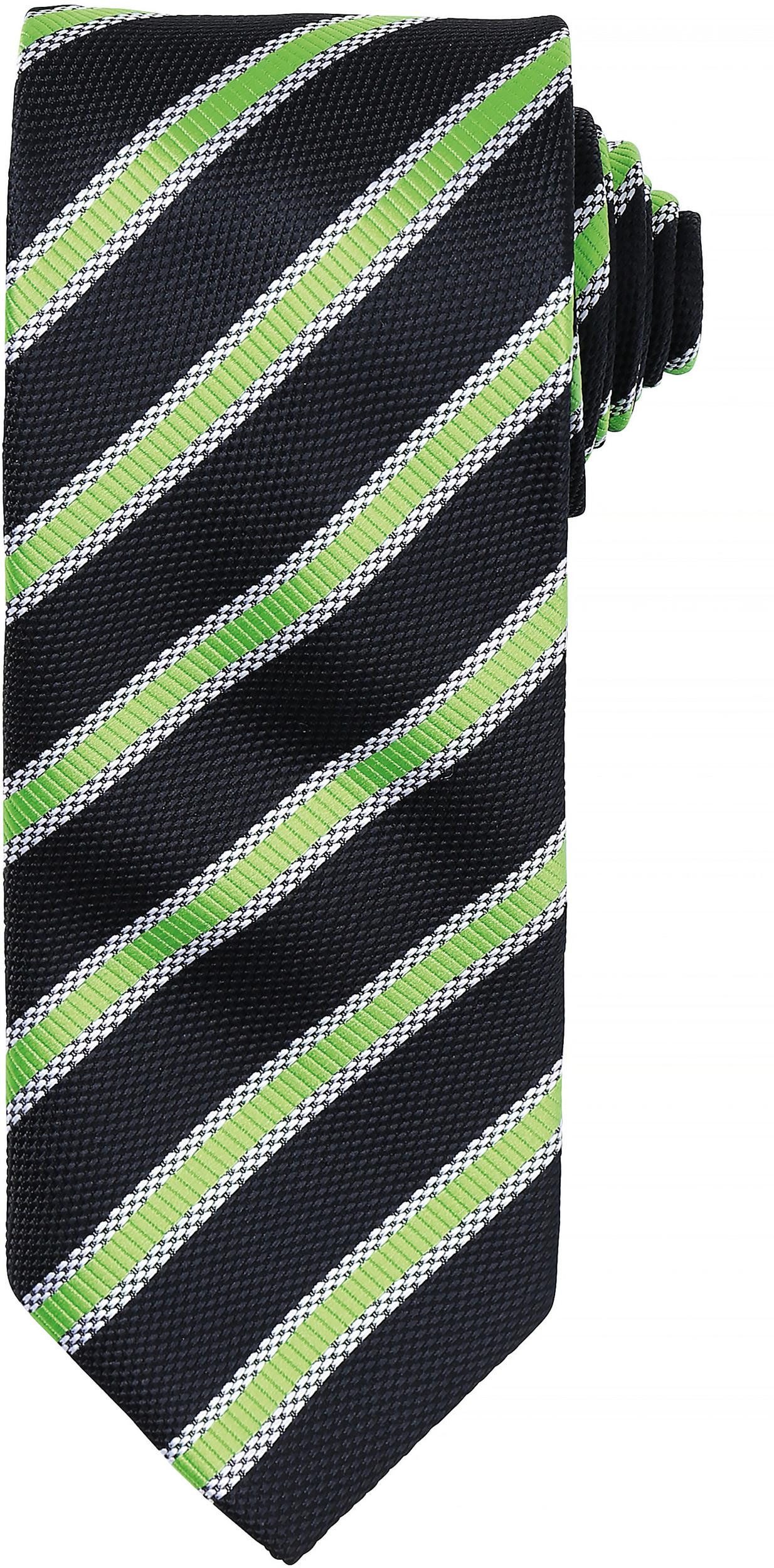 Premier Workwear Krawatte Waffle stripe tie gestreifte Krawatte